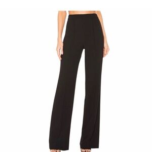 Alice + Olivia Black Wide-Leg Pants